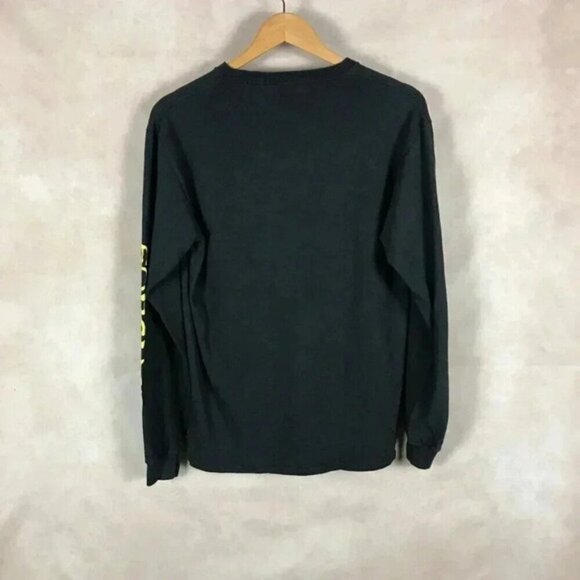 Marvel WU TANG Black Panther WAKANDA Black Long Sleeve Shirt Size MEDIUM - Picture 5 of 6